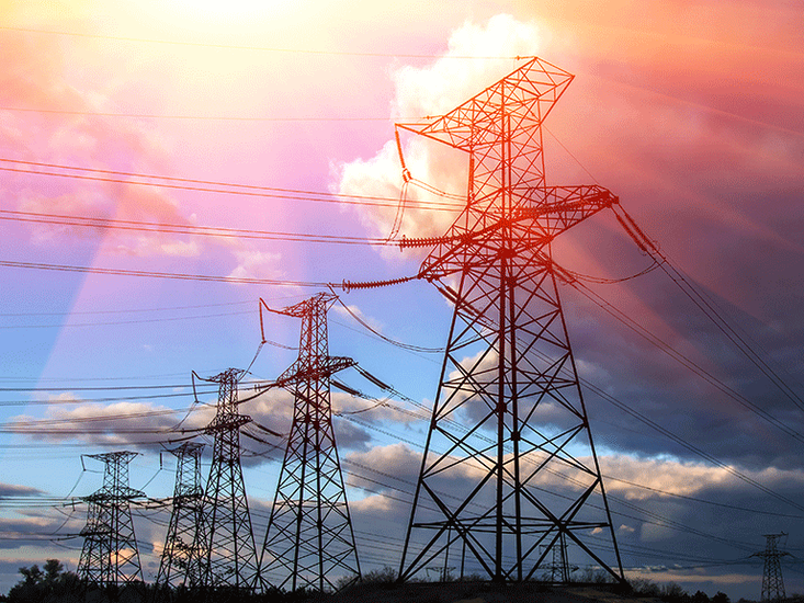 Energy transmission power supply